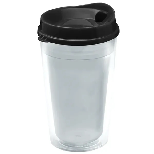 Photo of Garyline® Transparent Tumbler With Sip Lid   16 Oz.