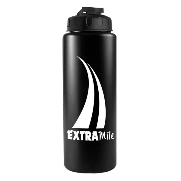 Black color option for Garyline® Quart Sport Bottle With Flip Lid   32 Oz.