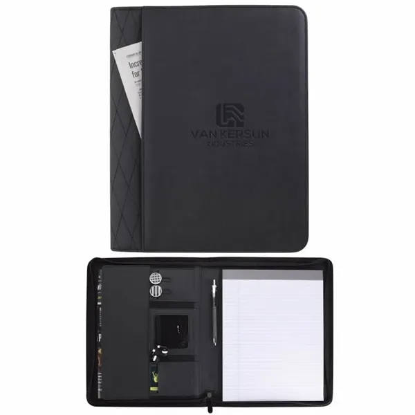 Black color option for Stitch Zippered Padfolio