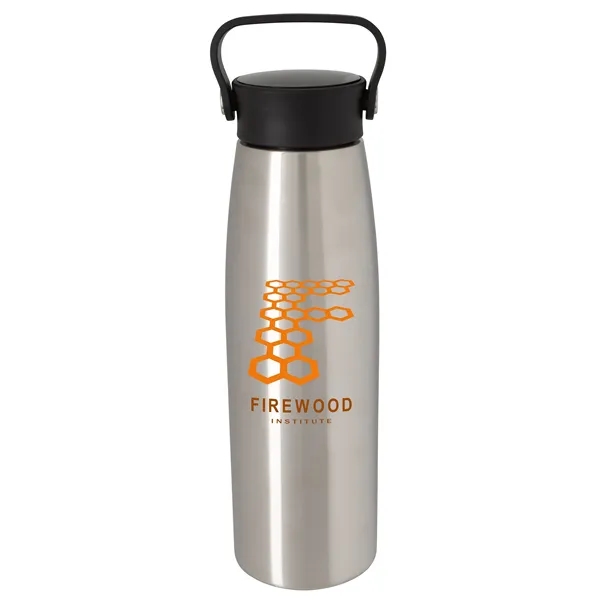 Silver color option for Good Value™ Rene Vacuum Bottle With Hanger   19 Oz.