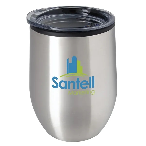 Silver color option for Good Value™ Wine Tumbler   12 Oz.