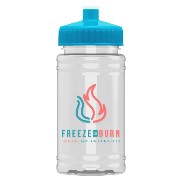 Cyan color option for Garyline® Mini Bottle With Push Pull Lid   16 Oz.