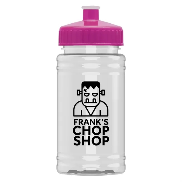 Hot Pink color option for Garyline® Mini Bottle With Push Pull Lid   16 Oz.