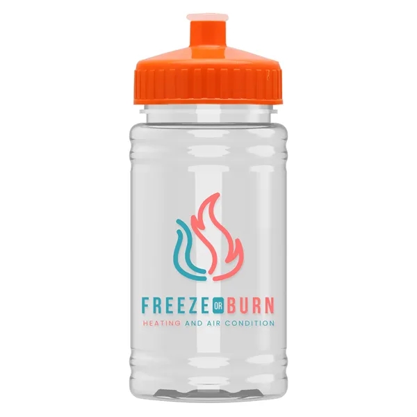 Orange color option for Garyline® Mini Bottle With Push Pull Lid   16 Oz.