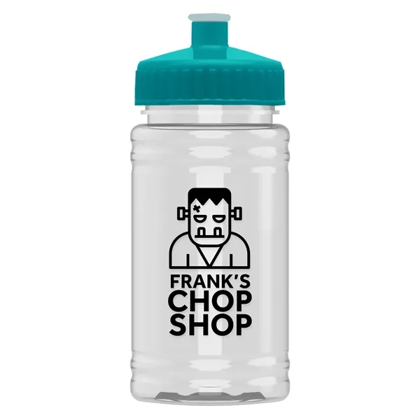 Teal color option for Garyline® Mini Bottle With Push Pull Lid   16 Oz.