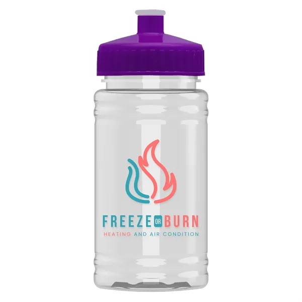 Violet color option for Garyline® Mini Bottle With Push Pull Lid   16 Oz.