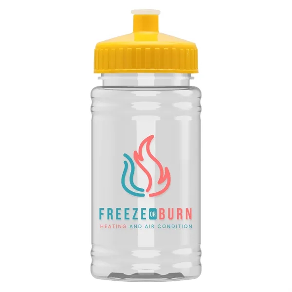 Yellow color option for Garyline® Mini Bottle With Push Pull Lid   16 Oz.