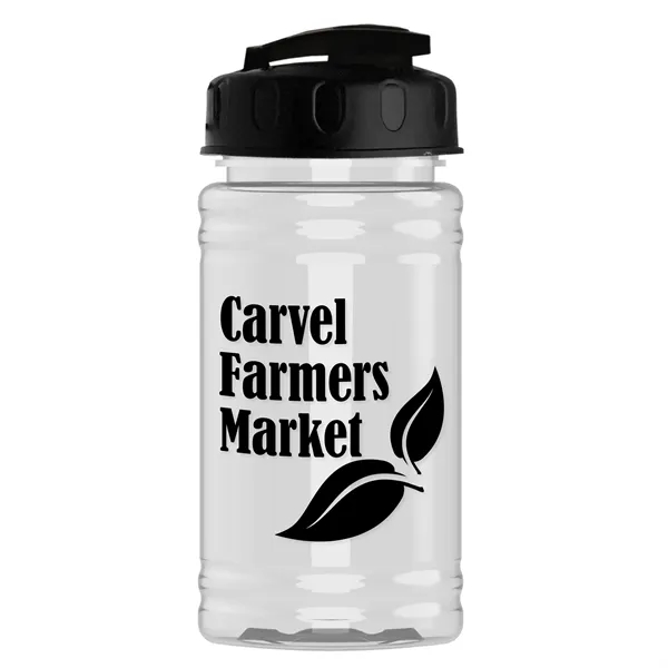 Black color option for Garyline® Mini Bottle With Flip Top Lid   16 Oz.