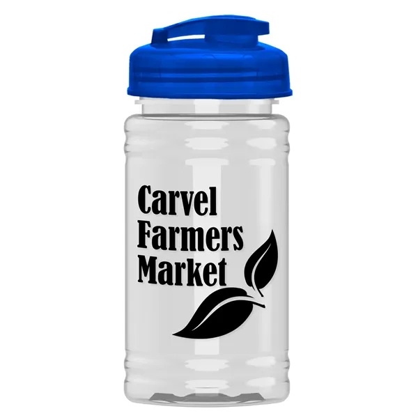 Translucent Blue color option for Garyline® Mini Bottle With Flip Top Lid   16 Oz.