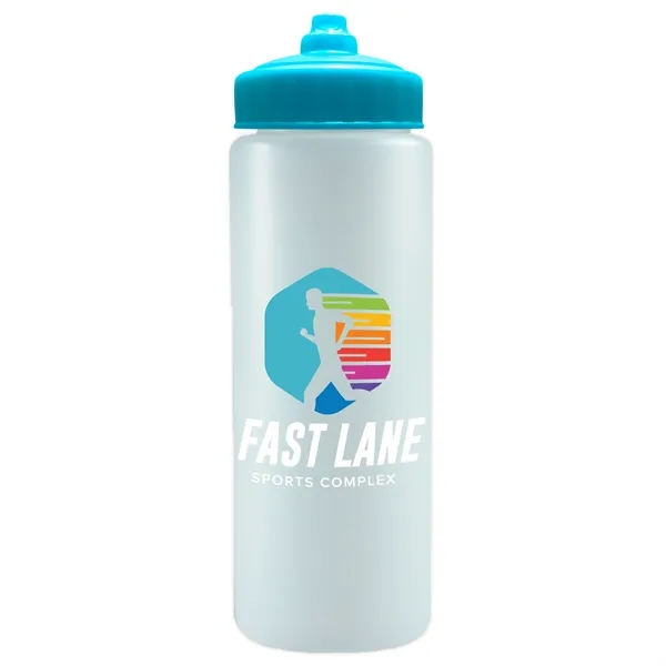 Frost color option for Garyline® Quart Sport Bottle With Valve Lid   32 Oz.
