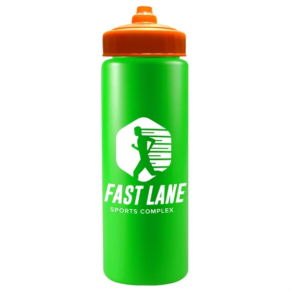 Neon Green color option for Garyline® Quart Sport Bottle With Valve Lid   32 Oz.