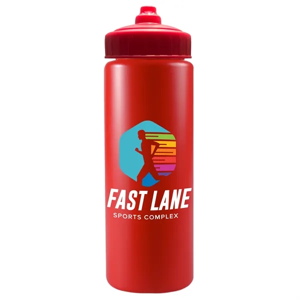 Red color option for Garyline® Quart Sport Bottle With Valve Lid   32 Oz.