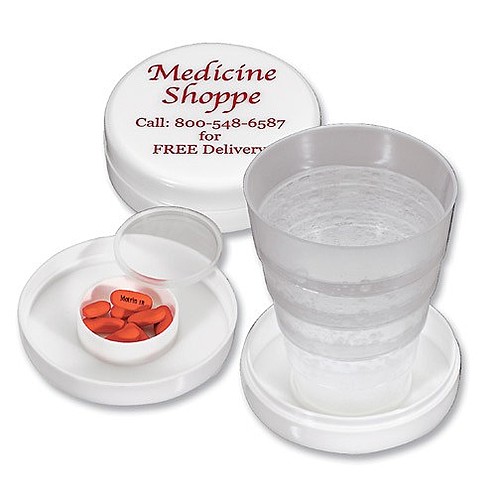 Photo of Travel Cup And Pill Box	