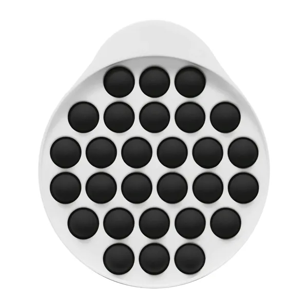 White.Black color option for Push Pop Bubbles   Round