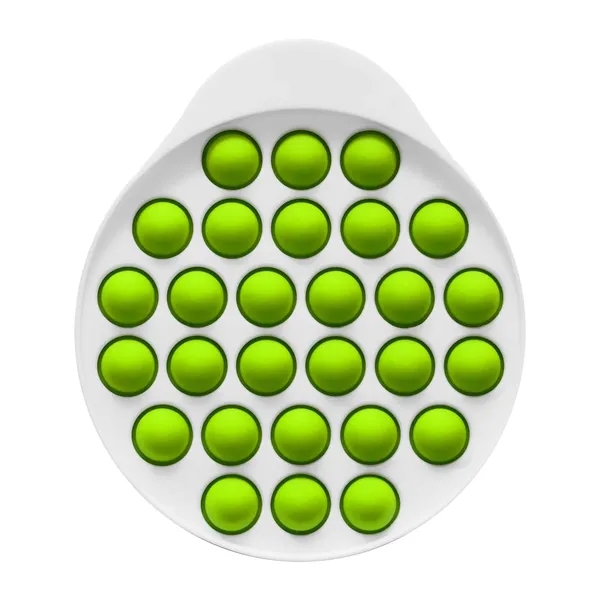 White/Lime color option for Push Pop Bubbles   Round