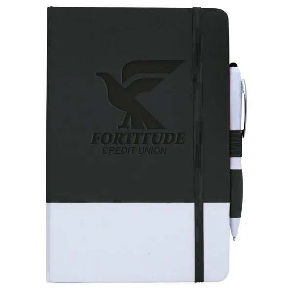 Black color option for Good Value™ Preva Guard® Notebook With Ion Stylus Pen