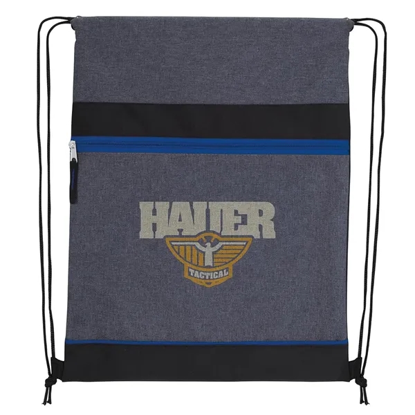 Royal color option for Good Value™ Rpet Two Tone Drawstring Backpack