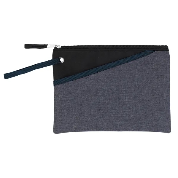 Navy color option for Good Value™ Rpet Two Tone Pouch