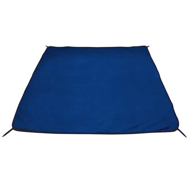 Blue color option for Water Resistant Picnic Blanket With Stakes