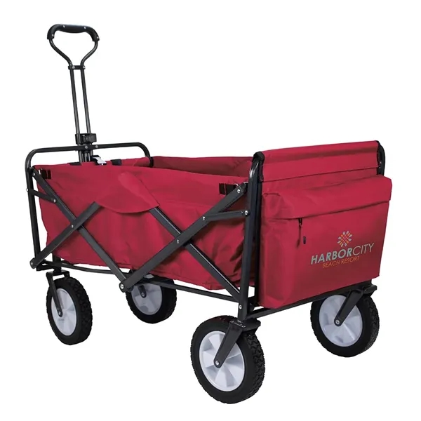 Red color option for Koozie® Collapsible Folding Wagon