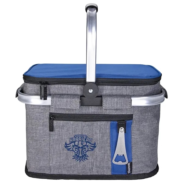 Blue color option for Koozie® Collapsible Picnic Basket