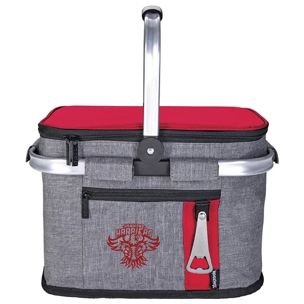 Red color option for Koozie® Collapsible Picnic Basket