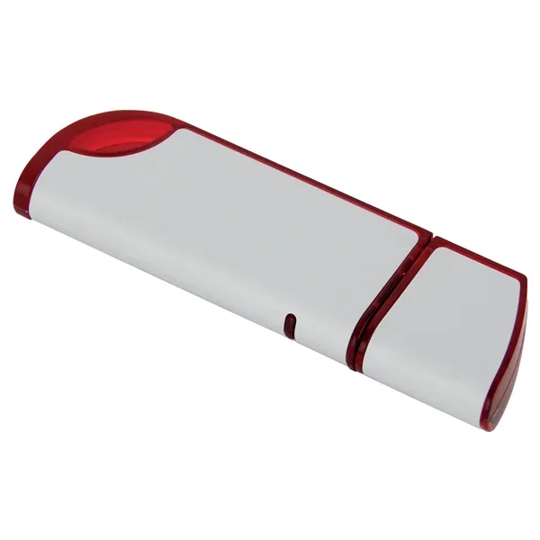 Red color option for Universal Source® 1 Gb Slanted Usb 2.0 Flash Drive