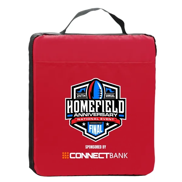 Red color option for Garyline® 13.5" Fabric Stadium Cushion With Pocket