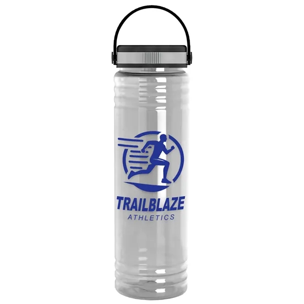Clear color option for Garyline® Slim Fit Bottle With Grip Lid   24 Oz.