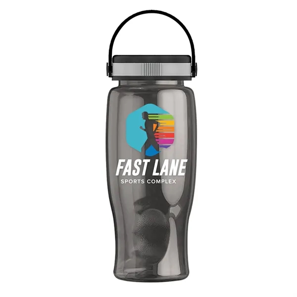 Smoke color option for Garyline® Poly+ Bottle With Grip Lid   27 Oz.