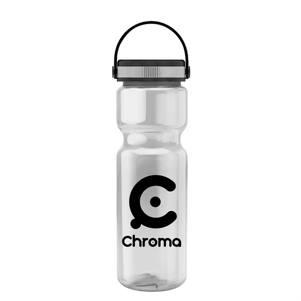 Clear color option for Garyline® Champ Bottle With Grip Lid   28 Oz.