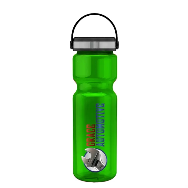 Translucent Green color option for Garyline® Champ Bottle With Grip Lid   28 Oz.