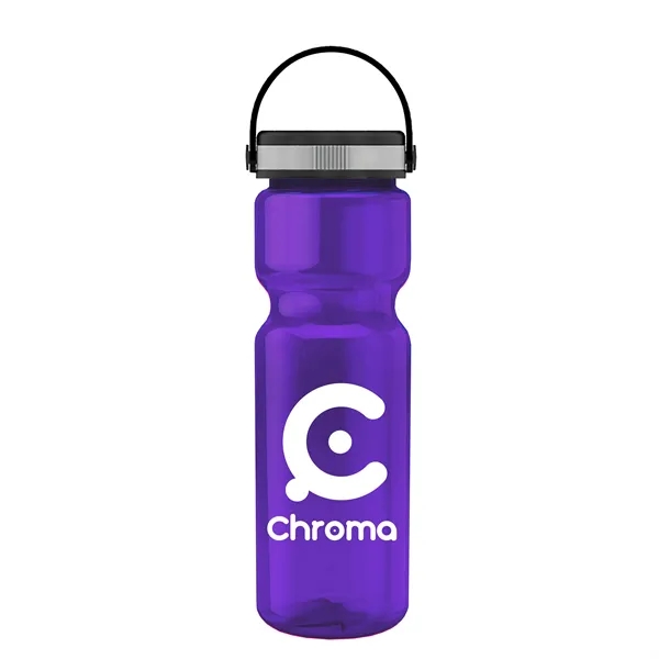 Translucent Violet color option for Garyline® Champ Bottle With Grip Lid   28 Oz.