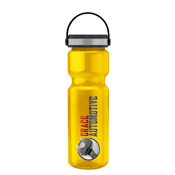 Translucent Yellow color option for Garyline® Champ Bottle With Grip Lid   28 Oz.