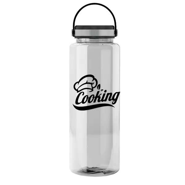 Clear color option for Garyline® Guzzler Bottle With Grip Lid   32 Oz.