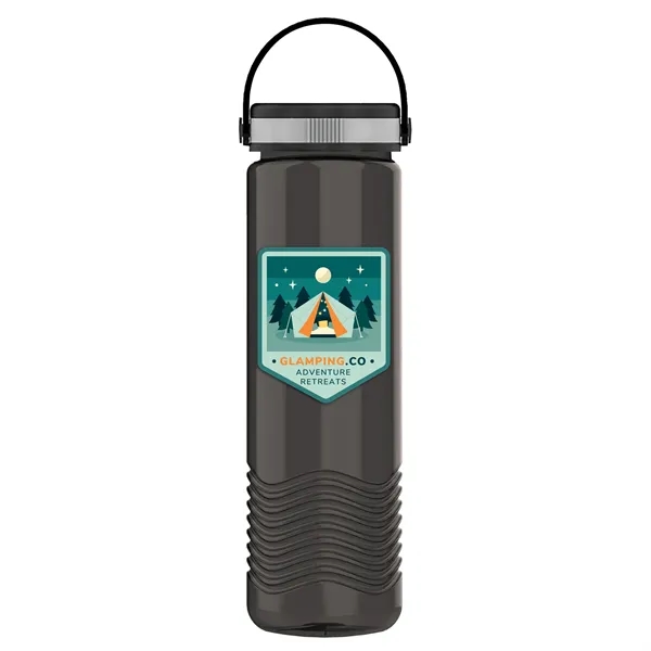 Smoke color option for Garyline® Wave Tritan® Bottle With Grip Lid   24 Oz.