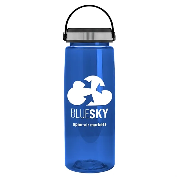 Translucent Blue color option for Garyline® Flair Tritan® Bottle With Grip Lid   26 Oz.