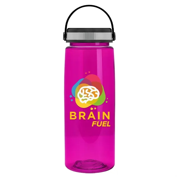 Translucent Hot Pink color option for Garyline® Flair Tritan® Bottle With Grip Lid   26 Oz.