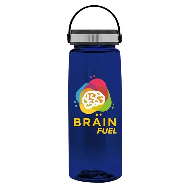 Translucent Navy Blue color option for Garyline® Flair Tritan® Bottle With Grip Lid   26 Oz.
