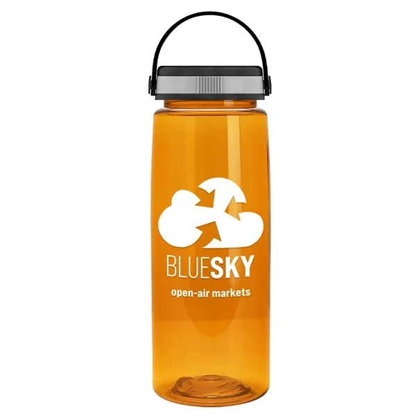 Translucent Orange color option for Garyline® Flair Tritan® Bottle With Grip Lid   26 Oz.