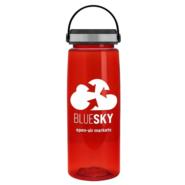 Translucent Red color option for Garyline® Flair Tritan® Bottle With Grip Lid   26 Oz.