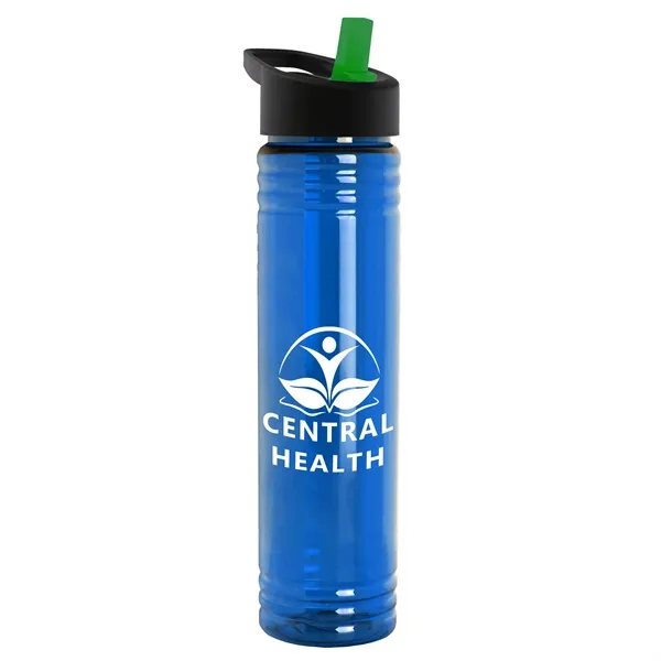 Translucent Blue color option for Garyline® Adventure Tritan® Renew Bottle With Flip Straw ...