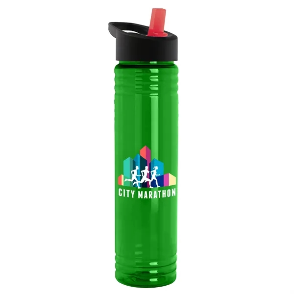 Translucent Green color option for Garyline® Adventure Tritan® Renew Bottle With Flip Straw ...