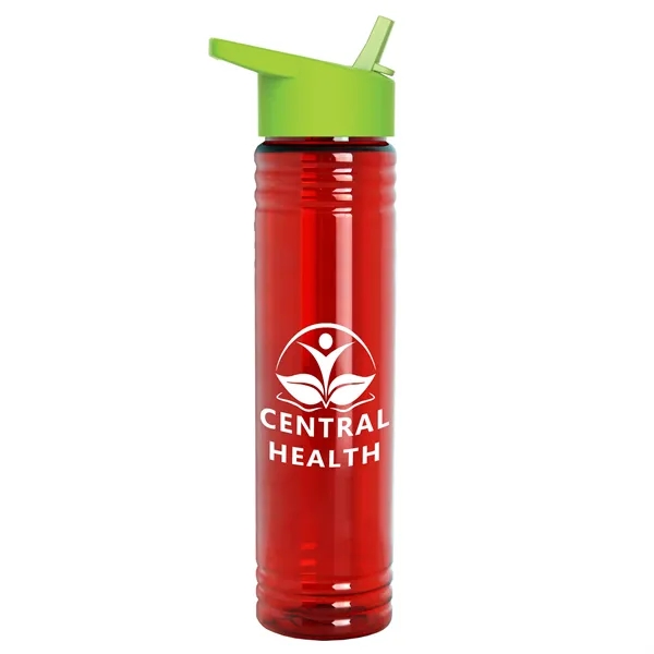 Translucent Red color option for Garyline® Adventure Tritan® Renew Bottle With Flip Straw ...
