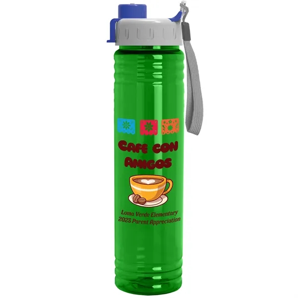 Translucent Green color option for Garyline® Adventure Tritan® Renew Bottle With Quick Snap ...