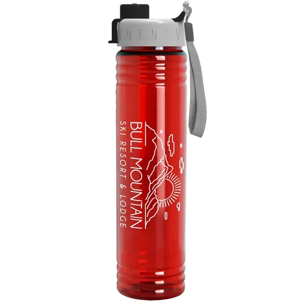 Translucent Red color option for Garyline® Adventure Tritan® Renew Bottle With Quick Snap ...