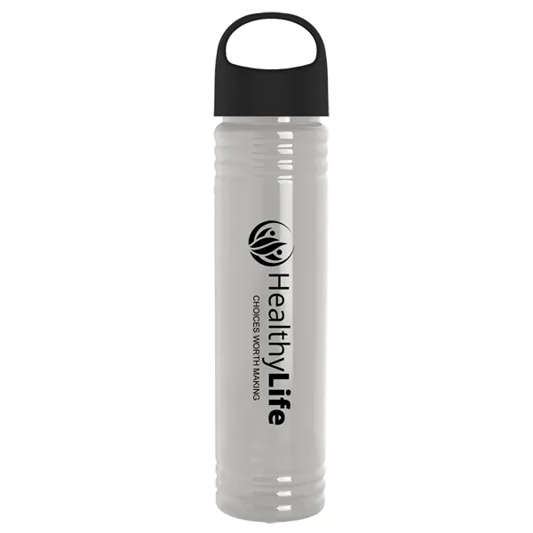 Clear color option for Garyline® Adventure Tritan® Renew Bottle With Oval Crest ...