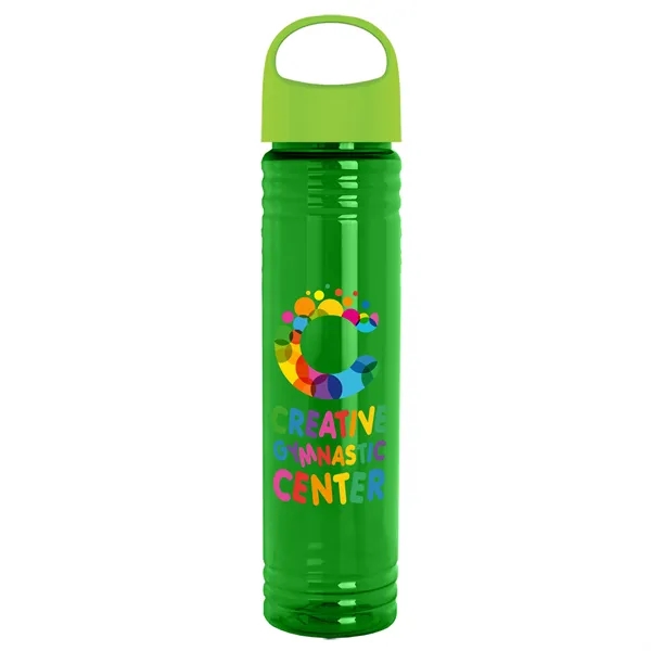 Translucent Green color option for Garyline® Adventure Tritan® Renew Bottle With Oval Crest ...
