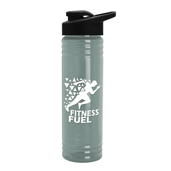 Glacier Blue color option for Garyline® Slim Fit Rpet Bottle With Drink Thru Lid   24 Oz.