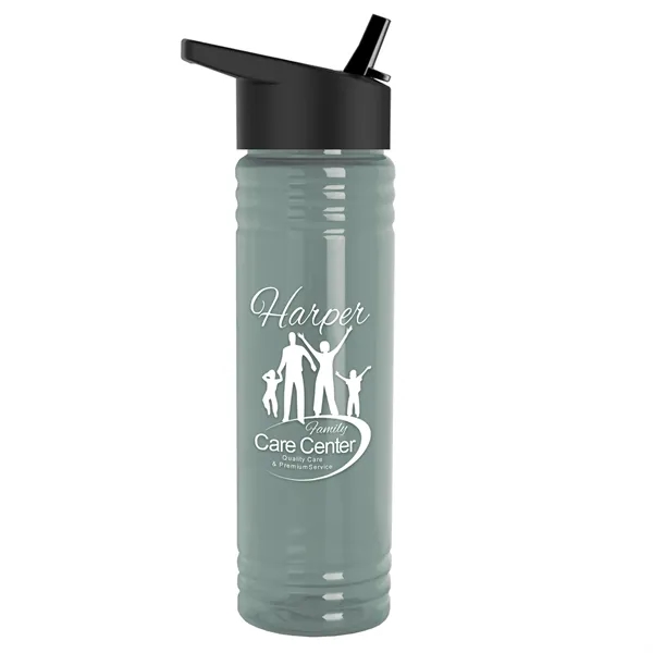 Glacier Blue color option for Garyline® Slim Fit Rpet Bottle With Flip Straw Lid   24 Oz.
